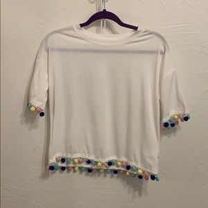 pom pom shirt